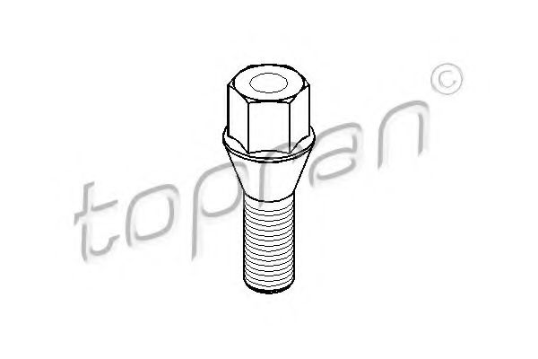 TOPRAN 201 852 Болт для крепления колеса для OPEL OMEGA A (Опель Омэга а) TOPRAN 201 852 Болт для крепления колеса для OPEL OMEGA A (Опель Омэга а)