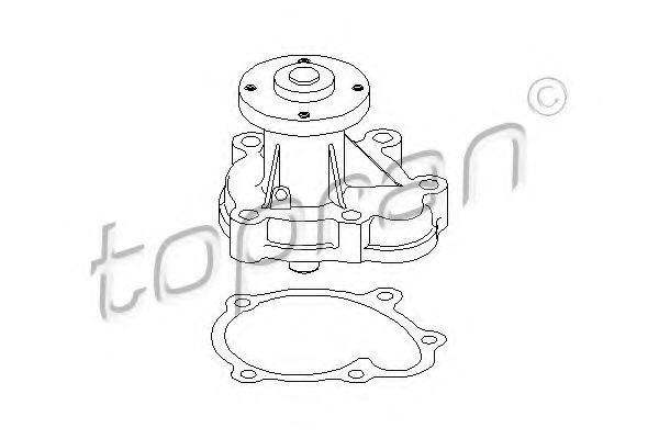 TOPRAN 205 226 Водяной насос для OPEL COMBO (Опель Комбо) TOPRAN 205 226 Водяной насос для OPEL COMBO (Опель Комбо)