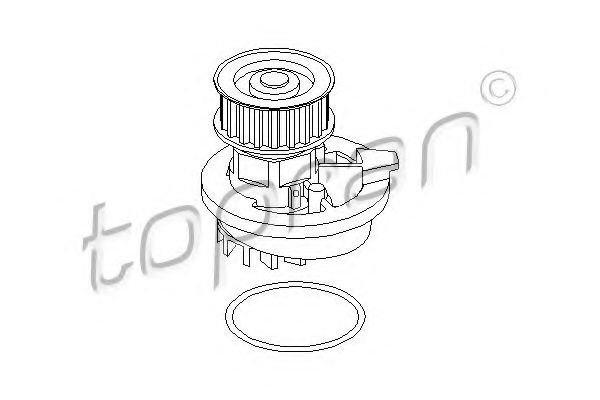 TOPRAN 202 284 Водяной насос для OPEL OMEGA A (Опель Омэга а) TOPRAN 202 284 Водяной насос для OPEL OMEGA A (Опель Омэга а)