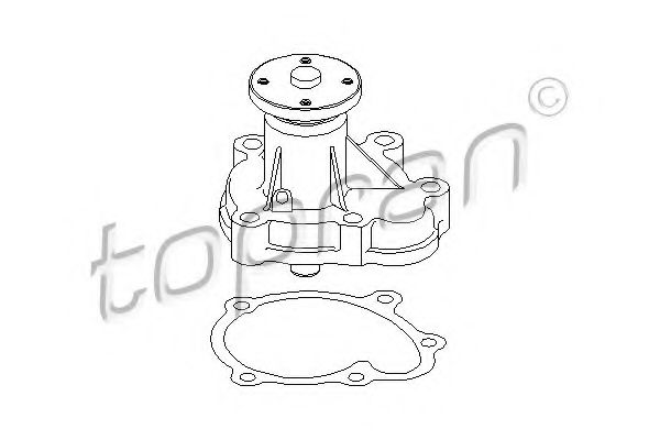 TOPRAN 205 228 Водяной насос для OPEL COMBO (Опель Комбо) TOPRAN 205 228 Водяной насос для OPEL COMBO (Опель Комбо)