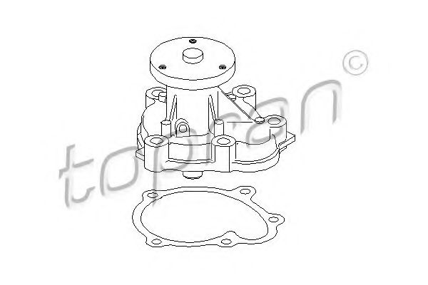 TOPRAN 206 667 Водяной насос для OPEL ASTRA H (Опель Астра н) TOPRAN 206 667 Водяной насос для OPEL ASTRA H (Опель Астра н)