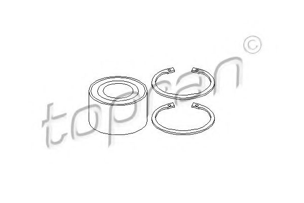 TOPRAN 202 433 Комплект подшипника ступицы колеса для OPEL KADETT E COMBO (Опель Кадэтт э комбо) TOPRAN 202 433 Комплект подшипника ступицы колеса для OPEL KADETT E COMBO (Опель Кадэтт э комбо)