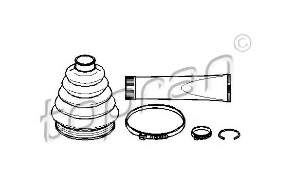 TOPRAN 207 119 Комплект пылника, приводной вал для OPEL ASTRA A (Опель Астра а) TOPRAN 207 119 Комплект пылника, приводной вал для OPEL ASTRA A (Опель Астра а)