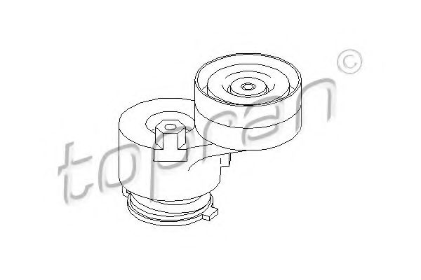 TOPRAN 207 076 Натяжитель ремня, клиновой зубча для RENAULT TRAFIC II (Рено Трафик 2) TOPRAN 207 076 Натяжитель ремня, клиновой зубча для RENAULT TRAFIC II (Рено Трафик 2)