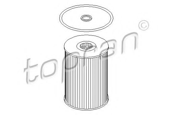 TOPRAN 207 479 Масляный фильтр 