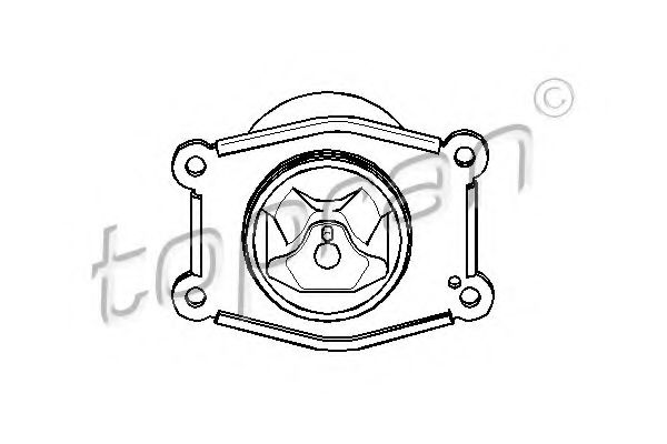 TOPRAN 206 565 Подвеска, двигатель для OPEL ZAFIRA A (Опель Зафира а) TOPRAN 206 565 Подвеска, двигатель для OPEL ZAFIRA A (Опель Зафира а)