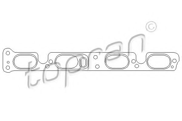 TOPRAN 207 154 Прокладка, впускной коллектор для OPEL ZAFIRA A (Опель Зафира а) TOPRAN 207 154 Прокладка, впускной коллектор для OPEL ZAFIRA A (Опель Зафира а)