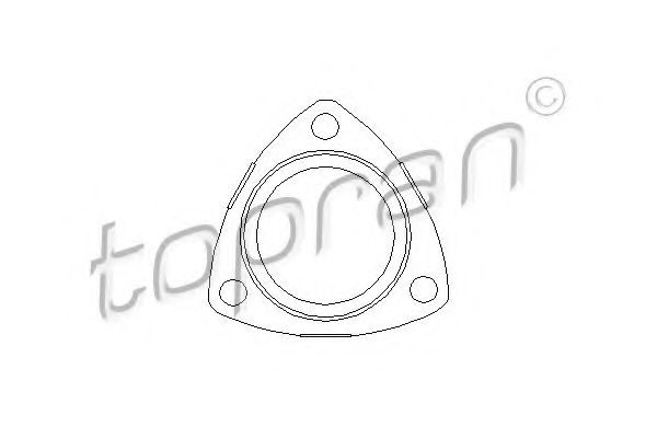 TOPRAN 206 192 Прокладка, труба выхлопного газа для OPEL (Опель) TOPRAN 206 192 Прокладка, труба выхлопного газа для OPEL (Опель)