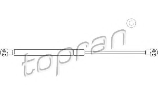 TOPRAN 301 038 Газовая пружина, крышка багажник для FORD KA (Форд Ка) TOPRAN 301 038 Газовая пружина, крышка багажник для FORD KA (Форд Ка)