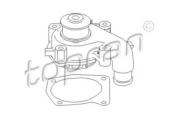 TOPRAN 300 710 Водяной насос для FORD ESCORT VII (Форд Эскорт 7) TOPRAN 300 710 Водяной насос для FORD ESCORT VII (Форд Эскорт 7)