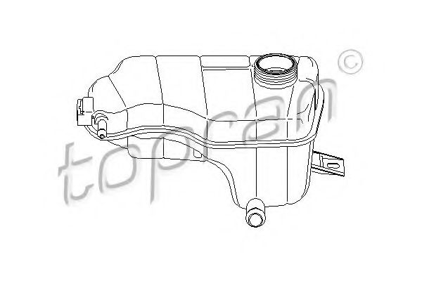 TOPRAN 301 896 Компенсационный бак, охлаждающая жидкость для FORD FIESTA (Форд Фиэста) TOPRAN 301 896 Компенсационный бак, охлаждающая жидкость для FORD FIESTA (Форд Фиэста)