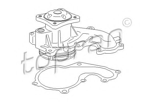TOPRAN 301 511 Водяной насос для FORD TRANSIT CONNECT (Форд Трансит cоннэcт) TOPRAN 301 511 Водяной насос для FORD TRANSIT CONNECT (Форд Трансит cоннэcт)