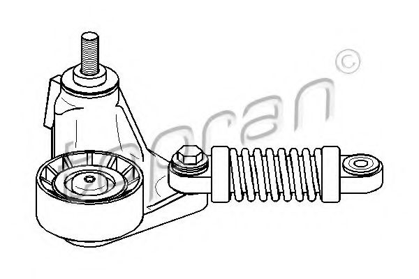 TOPRAN 302 162 Натяжитель ремня, клиновой зубча для FORD MONDEO III (Форд Мондео 3) TOPRAN 302 162 Натяжитель ремня, клиновой зубча для FORD MONDEO III (Форд Мондео 3)