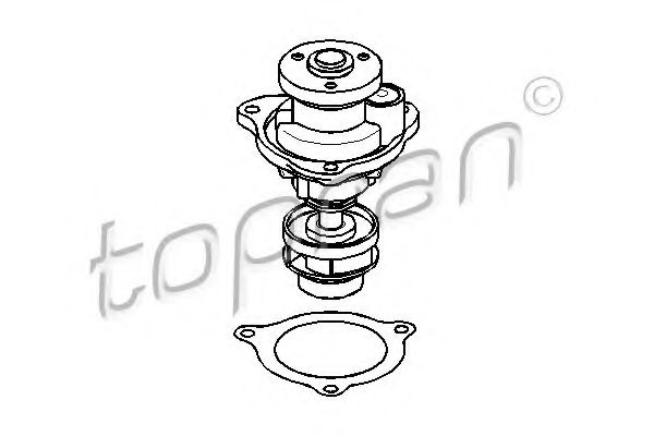 TOPRAN 302 224 Водяной насос для FORD KA (Форд Ка) TOPRAN 302 224 Водяной насос для FORD KA (Форд Ка)