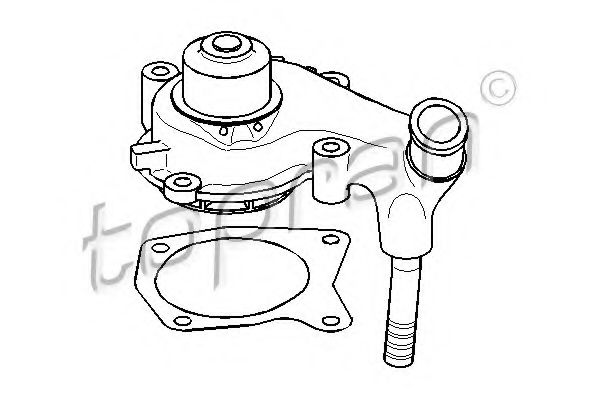 TOPRAN 301 513 Водяной насос для FORD MONDEO (Форд Мондэо) TOPRAN 301 513 Водяной насос для FORD MONDEO (Форд Мондэо)