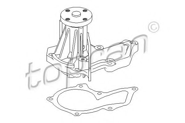 TOPRAN 301 490 Водяной насос для FORD FIESTA IV (Форд Фиеста 4) TOPRAN 301 490 Водяной насос для FORD FIESTA IV (Форд Фиеста 4)