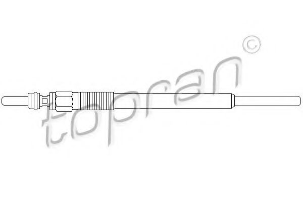 TOPRAN 720 476 Свеча накаливания для PEUGEOT 207 (Пежо 207) TOPRAN 720 476 Свеча накаливания для PEUGEOT 207 (Пежо 207)