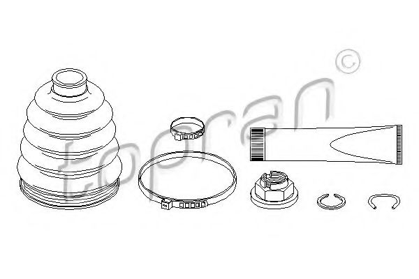 TOPRAN 302 383 Комплект пылника, приводной вал для FORD (Форд) TOPRAN 302 383 Комплект пылника, приводной вал для FORD (Форд)