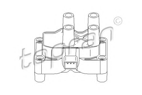 TOPRAN 302 444 Катушка зажигания для FORD C-MAX II (Форд С макс 2) TOPRAN 302 444 Катушка зажигания для FORD C-MAX II (Форд С макс 2)