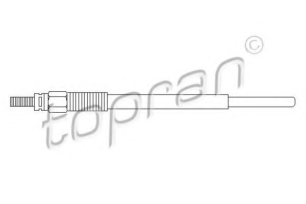 TOPRAN 302 506 Свеча накаливания для PEUGEOT 407 (Пежо 407) TOPRAN 302 506 Свеча накаливания для PEUGEOT 407 (Пежо 407)