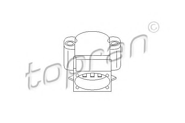 TOPRAN 301 902 Датчик, положение дроссельной заслонки для FORD FIESTA (Форд Фиэста) TOPRAN 301 902 Датчик, положение дроссельной заслонки для FORD FIESTA (Форд Фиэста)