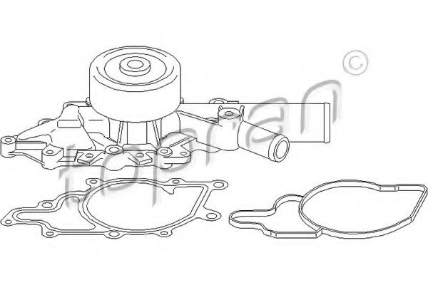 TOPRAN 400 413 Водяной насос для MERCEDESBENZ (Мерседес бенц) TOPRAN 400 413 Водяной насос для MERCEDESBENZ (Мерседес бенц)