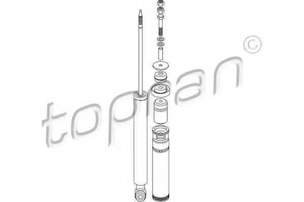 TOPRAN 401 979 Амортизатор для MERCEDES-BENZ C-CLASS (Мэрcэдэс-бэнз С класс) TOPRAN 401 979 Амортизатор для MERCEDES-BENZ C-CLASS (Мэрcэдэс-бэнз С класс)
