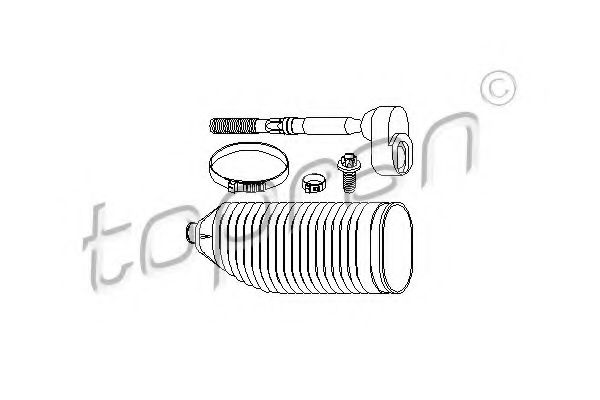 TOPRAN 401 209 Осевой шарнир, рулевая тяга 