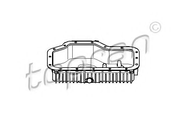 TOPRAN 500 880 Масляный поддон 