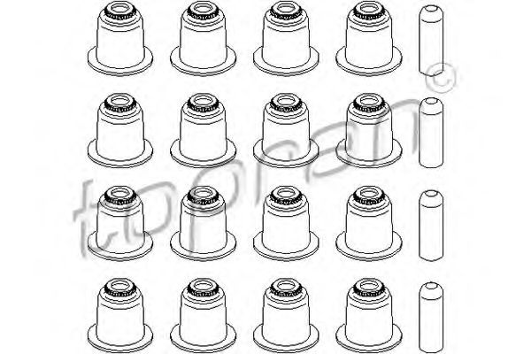 TOPRAN 501 584 Комплект прокладок, стержень клапана для BMW (Бмв) TOPRAN 501 584 Комплект прокладок, стержень клапана для BMW (Бмв)