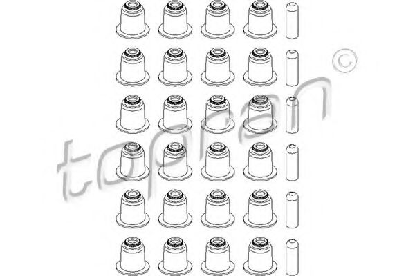 TOPRAN 501 585 Комплект прокладок, стержень клапана 