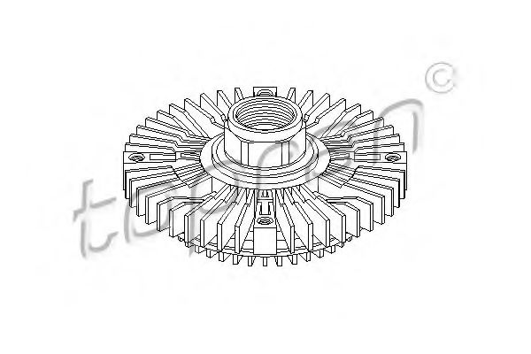 TOPRAN 500 402 Сцепление, вентилятор радиатора для BMW 7 (Бмв 7) TOPRAN 500 402 Сцепление, вентилятор радиатора для BMW 7 (Бмв 7)