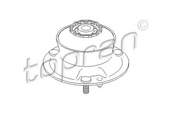 TOPRAN 500 835 Опора стойки амортизатора для BMW (Бмв) TOPRAN 500 835 Опора стойки амортизатора для BMW (Бмв)