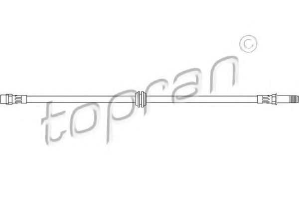 TOPRAN 500 756 Тормозной шланг для BMW (Бмв) TOPRAN 500 756 Тормозной шланг для BMW (Бмв)