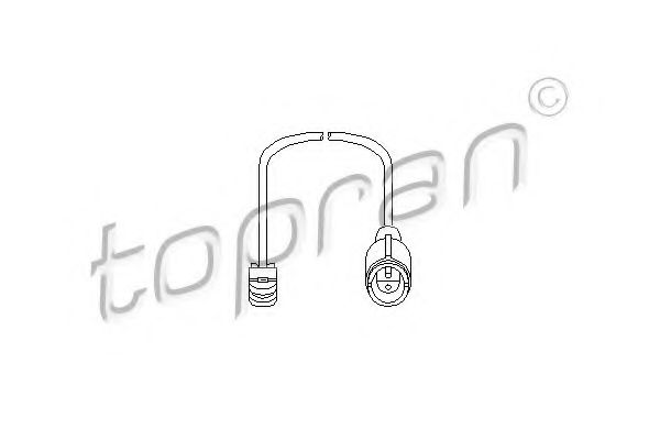 TOPRAN 500 662 Датчик, износ тормозных колодок для BMW 7 (Бмв 7) TOPRAN 500 662 Датчик, износ тормозных колодок для BMW 7 (Бмв 7)