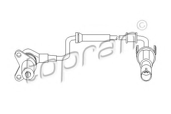 TOPRAN 501 454 Датчик, частота вращения колеса для BMW 7 (Бмв 7) TOPRAN 501 454 Датчик, частота вращения колеса для BMW 7 (Бмв 7)