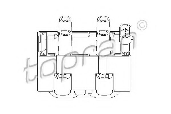 TOPRAN 700 123 Катушка зажигания для DACIA SANDERO (Дача Сандэро) TOPRAN 700 123 Катушка зажигания для DACIA SANDERO (Дача Сандэро)