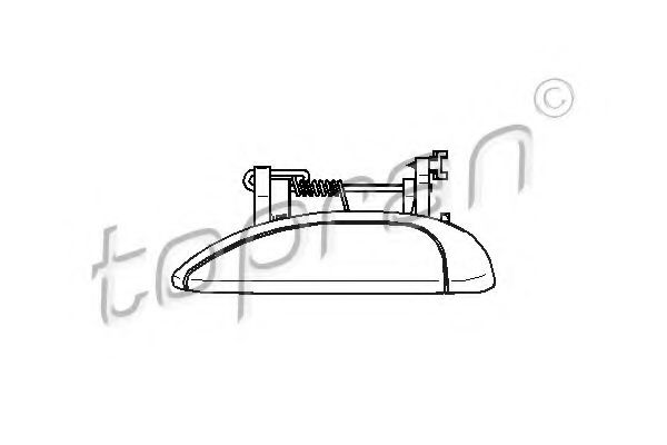 TOPRAN 700 558 Ручка двери для RENAULT (Рено) TOPRAN 700 558 Ручка двери для RENAULT (Рено)