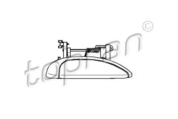 TOPRAN 700 559 Ручка двери для RENAULT (Рено) TOPRAN 700 559 Ручка двери для RENAULT (Рено)