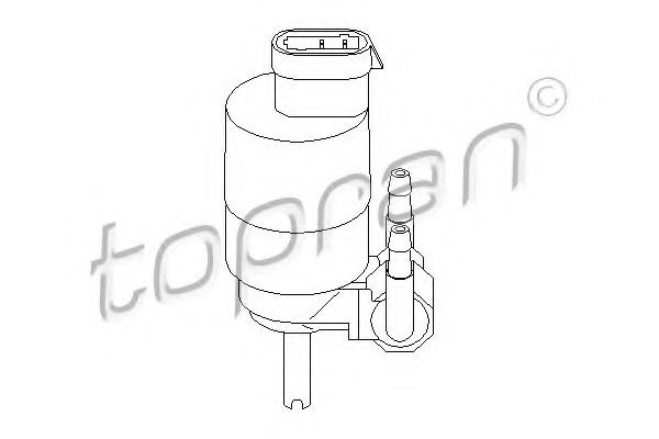 TOPRAN 700 174 Водяной насос, система очистки окон для RENAULT CLIO I (Рено Cлио и) TOPRAN 700 174 Водяной насос, система очистки окон для RENAULT CLIO I (Рено Cлио и)