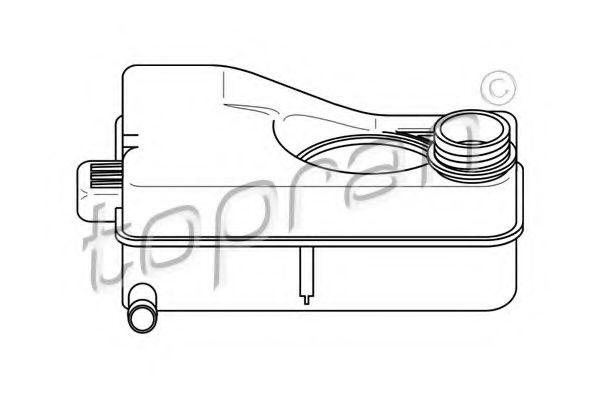 TOPRAN 700 338 Компенсационный бак, охлаждающая жидкость для RENAULT TWINGO I (Рено Твинго 1) TOPRAN 700 338 Компенсационный бак, охлаждающая жидкость для RENAULT TWINGO I (Рено Твинго 1)