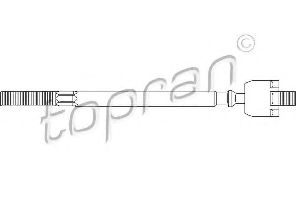TOPRAN 700 107 Осевой шарнир, рулевая тяга 