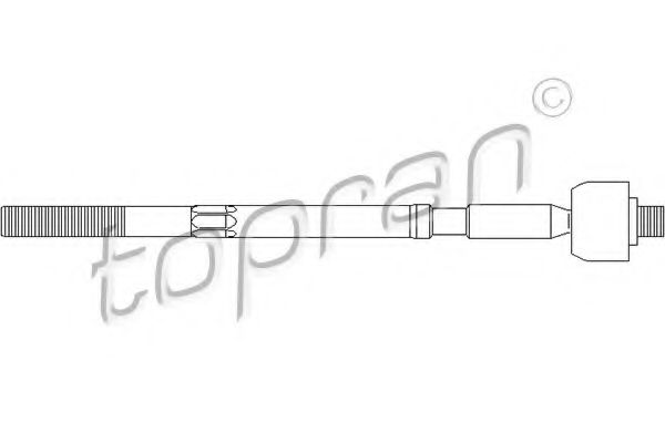 TOPRAN 700 108 Осевой шарнир, рулевая тяга 