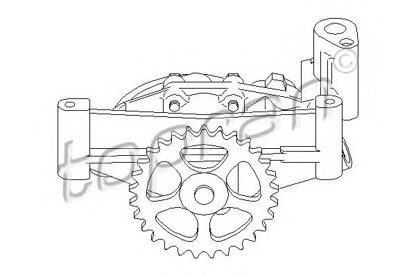 TOPRAN 721 207 Масляный насос для PEUGEOT 205 II (Пежо 205 2) TOPRAN 721 207 Масляный насос для PEUGEOT 205 II (Пежо 205 2)
