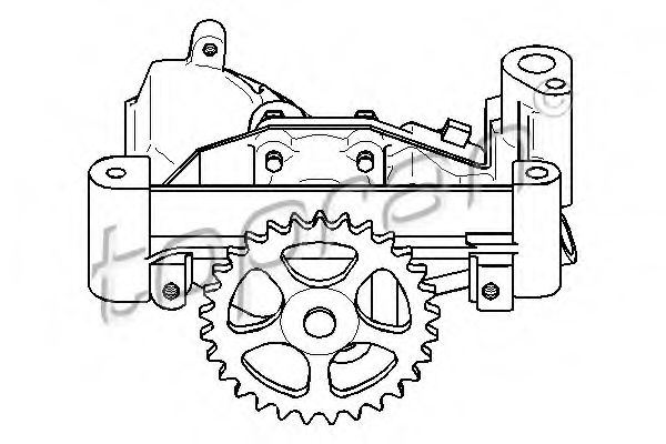 TOPRAN 721 208 Масляный насос для PEUGEOT 806 (Пежо 806) TOPRAN 721 208 Масляный насос для PEUGEOT 806 (Пежо 806)