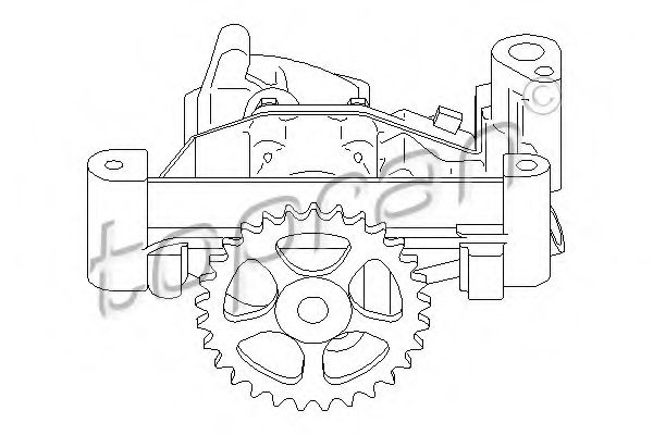 TOPRAN 721 213 Масляный насос для PEUGEOT 806 (Пежо 806) TOPRAN 721 213 Масляный насос для PEUGEOT 806 (Пежо 806)