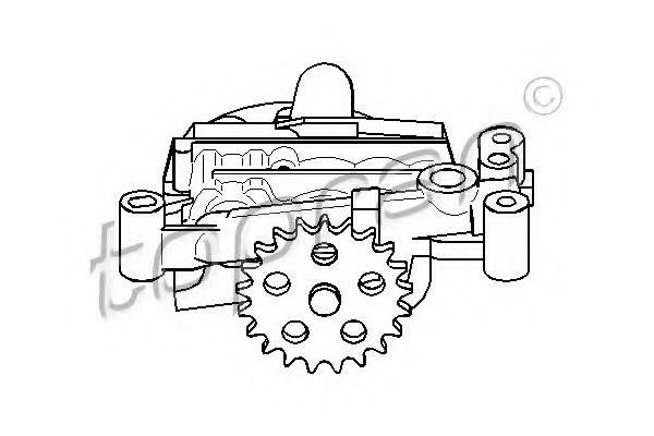 TOPRAN 720 157 Масляный насос для PEUGEOT 205 II (Пежо 205 2) TOPRAN 720 157 Масляный насос для PEUGEOT 205 II (Пежо 205 2)