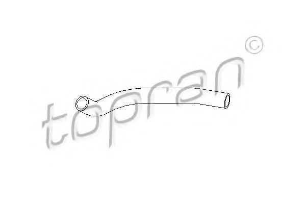 TOPRAN 721 792 Шланг, вентиляция картера для PEUGEOT PARTNER FURGON (Пежо Партнер фургон)