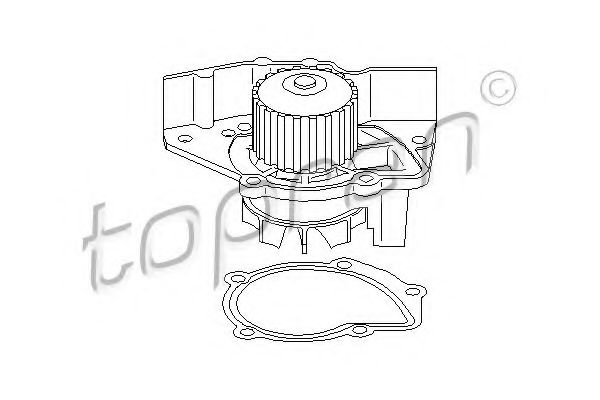 TOPRAN 721 218 Водяной насос для PEUGEOT EXPERT (Пежо Эxпэрт) TOPRAN 721 218 Водяной насос для PEUGEOT EXPERT (Пежо Эxпэрт)