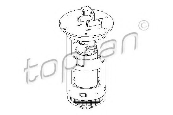 TOPRAN 722 123 Топливный насос для CITROËN AX (CитроËн Аx) TOPRAN 722 123 Топливный насос для CITROËN AX (CитроËн Аx)